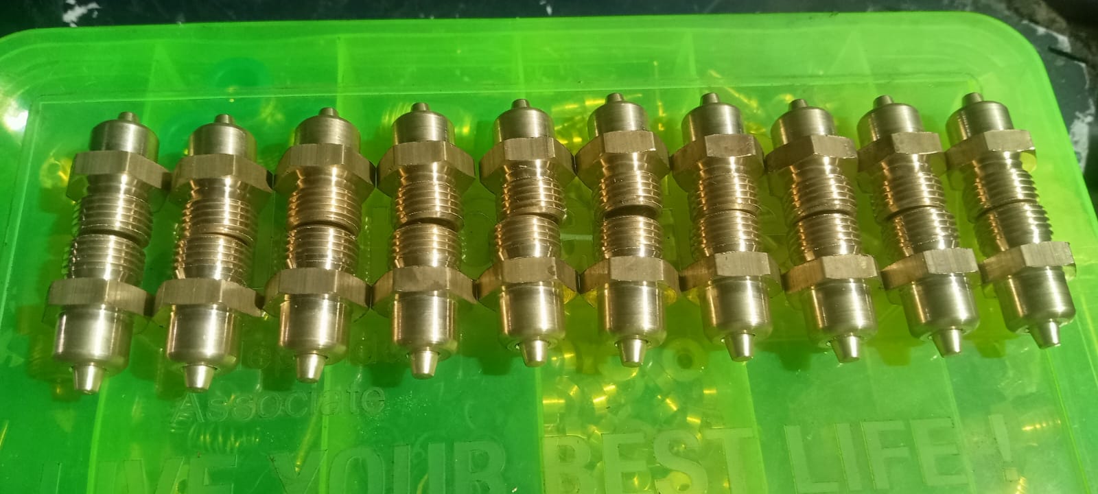 Brass machined components
